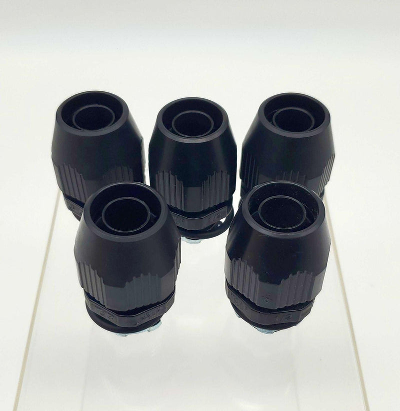 Thomas & Betts LT50P 1/2" Straight Bullet Liquid Tight Fittings Pack of 5 1
