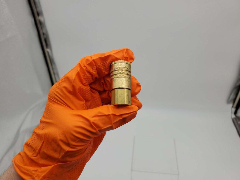 Parker B53 Quick Connect Air Coupling 1/4" Body 1/4" Hose FNPT Brass ARO 210 INT 3