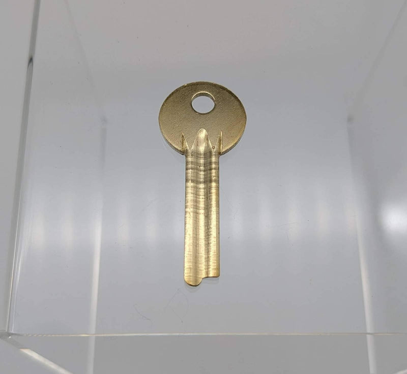 5x Ilco 884BS Key Blanks for Some Yale Safe Deposit Boxes Nickel Silver 3