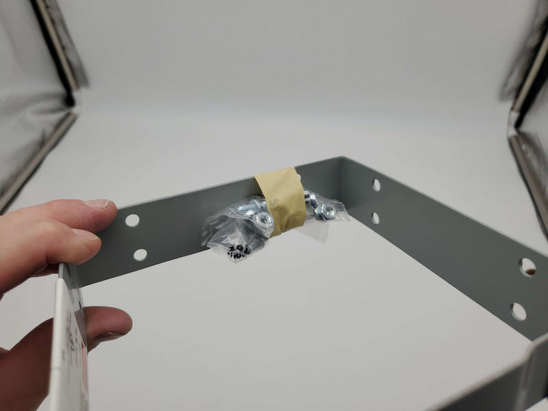 Hoffman F66GUC Wireway U-Connector fits 6" W x 6" L & Hardware 4