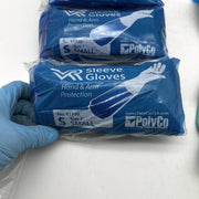 PolyCo 41350 Sleeve Gloves Small/7 Disposable Nitrile 11 Mil Polyolefin 6 Pairs 2