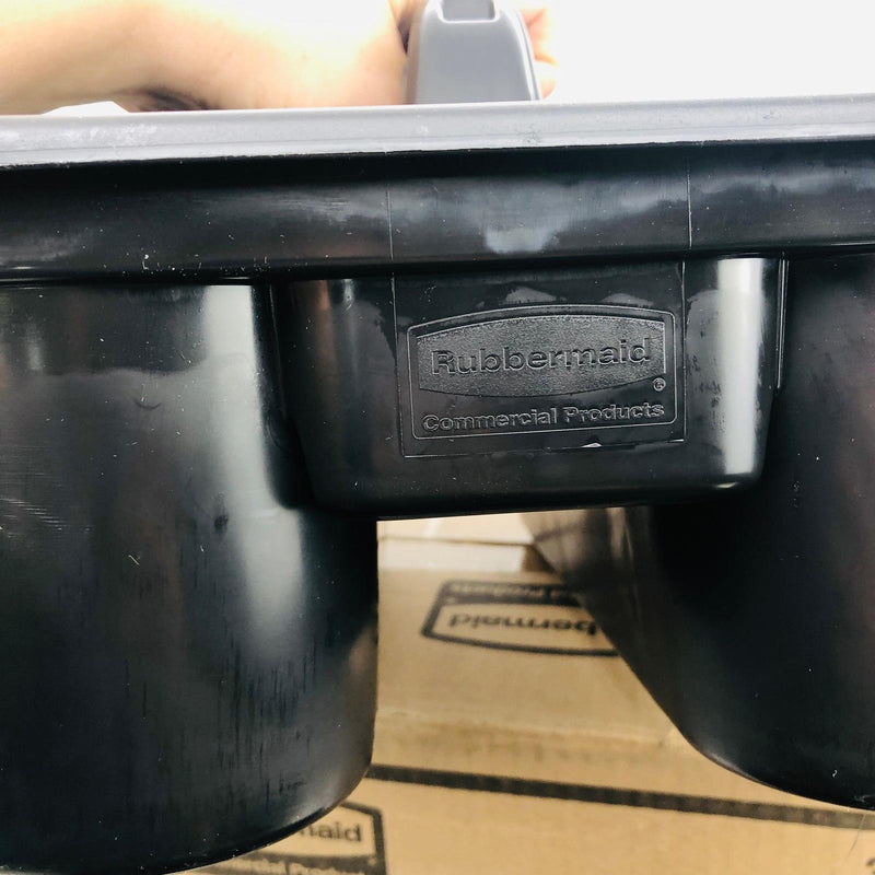 Rubbermaid FG315488BLA Carry Caddy Food Delivery Cleaning Water Bottles Blck 6pk 4