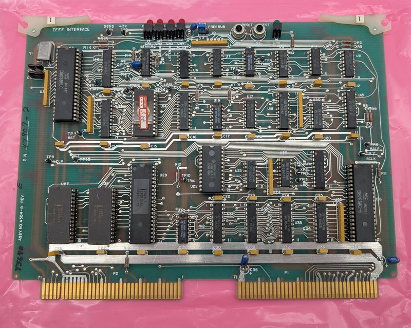 Instron A504-8 Rev E IEEE Interface Card T504-35 Rev D for T5640 System 1