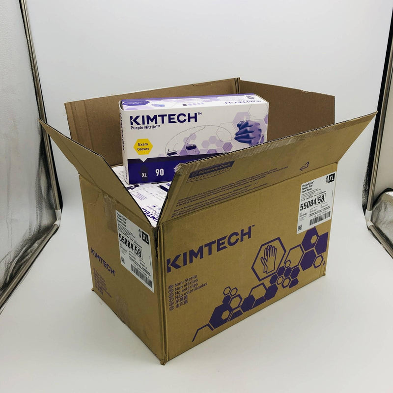 Kimtech K-C55084 Work Glove Size XL Purple Nitrile Powder Free Case of 900 4