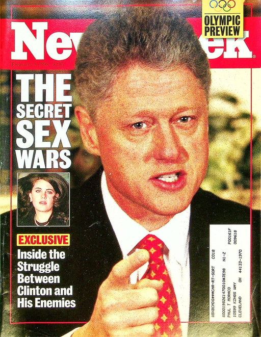 Newsweek Magazine February 9 1998 Bill Clinton Lie American Public Michelle Kwan 1