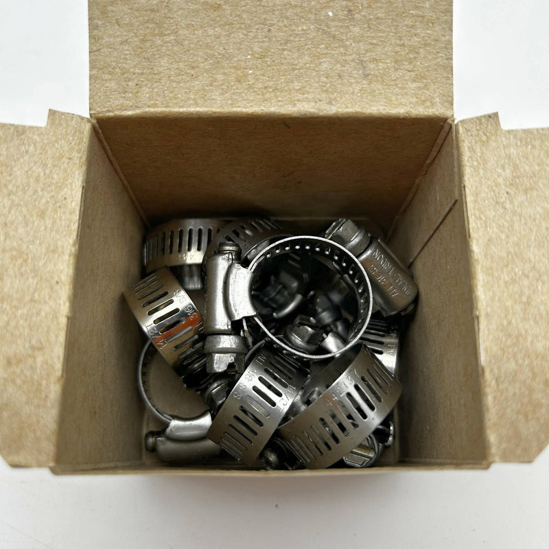 DuPage 47853 Hose Clamp 9/16"-1-1/16" Adjustable Worm Drive 316SS B10HSPX 10/Pkg 9