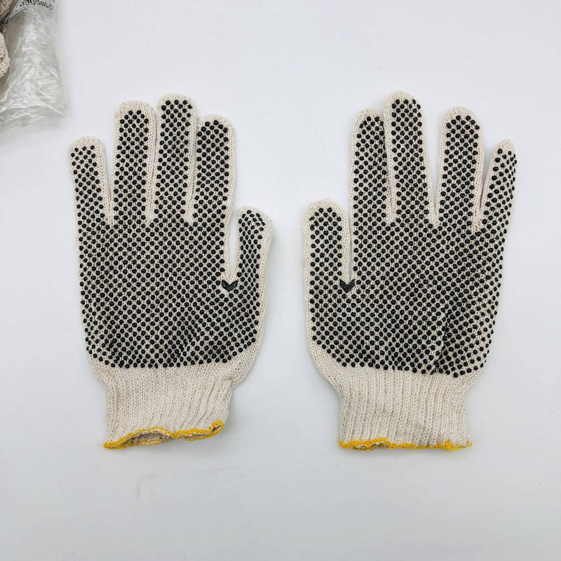 MCR Safety 9650 Work Glove Size Small String Knit Cotton Poly Dots 1 Sd 12 Pairs 9