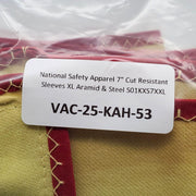 National Safety Apparel 7" Cut Resistant Sleeves XL Aramid & Steel S01KXS7XXL 4