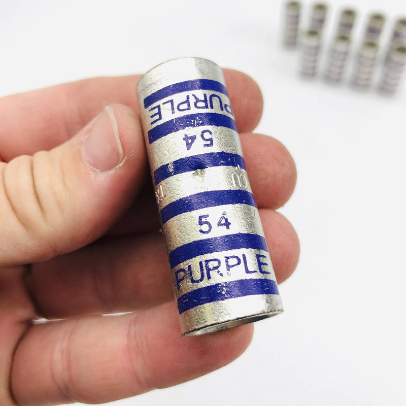 Thomas & Betts 54512 Copper Splice Standard Barrel Purple Die Code 54H 4/0 10pk 6