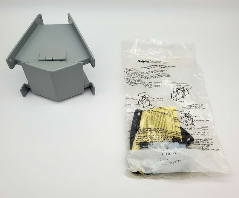 Hoffman F44LE45C Wireway Elbow 45 Deg Elbow 4" L x 4" W x 4" H Outside Open 1