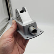 Von Duprin 44 Series Vertical Rod Device End Case Aluminum Finish NOS 3
