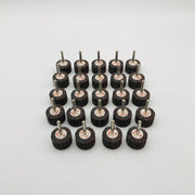 Superior Abrasives 10115 Mounted Flap Wheel 1.5in x 1in x 1/4in 80 AO Lot of 24 7