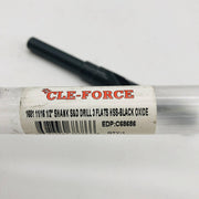 Cle-Force C68686 Reduced Shank Drill 11/16 1681 S&D 1/2" Sh 3 Flts HSS Blck Oxid 2