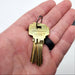 Dexter Mortise Lock Cylinder 1" Length Satin Bronze 9090 5 Pin 2 Keys 8