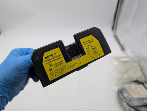 Bussmann T60100-3C Fuse Holder 100A 600V For Cartridge Fuses Box Lug Terminals 2