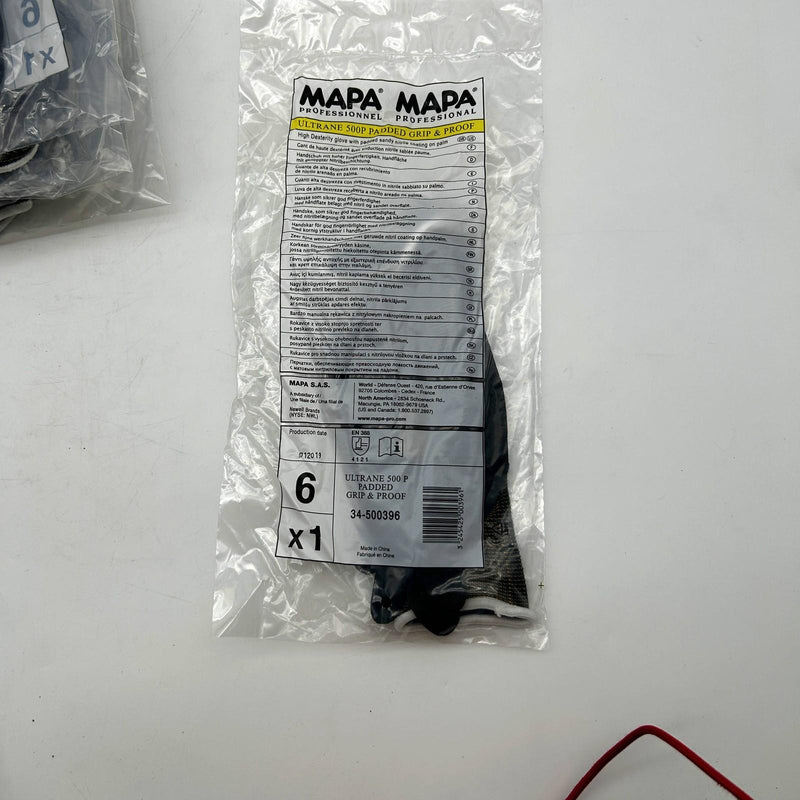MAPA 34-500396 Cut Resistant Glove Sz 6 XS Extra Small Ultrane 500P Pad 6 Pairs 7