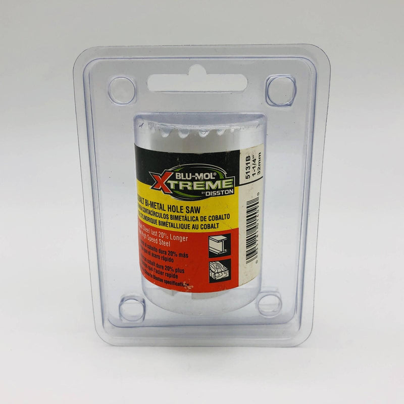 Blu Mol Xtreme 5131B Hole Saw 1-1/4" / 32mm Cobalt Steel Bi-Metal Cats Eye Open 4
