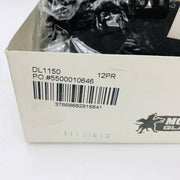 MCR Safety DL1150 Safety Glasses Black Lens Clear Nose Orbital Lightweight 12pk 2