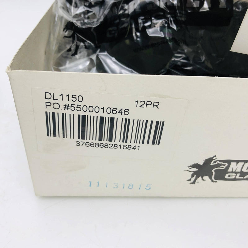 MCR Safety DL1150 Safety Glasses Black Lens Clear Nose Orbital Lightweight 12pk 2