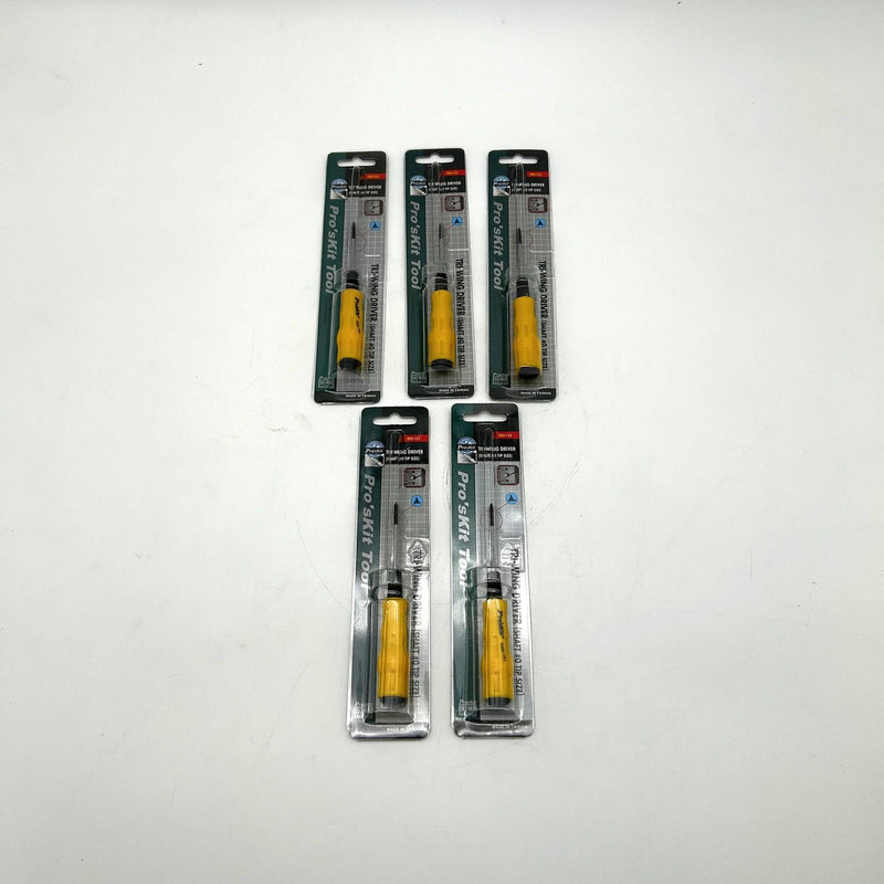 Eclipse Pro's Kit 800-123 Tri Wing Screwdriver Driver Shaft #0 Tip Size Lot of 5 12
