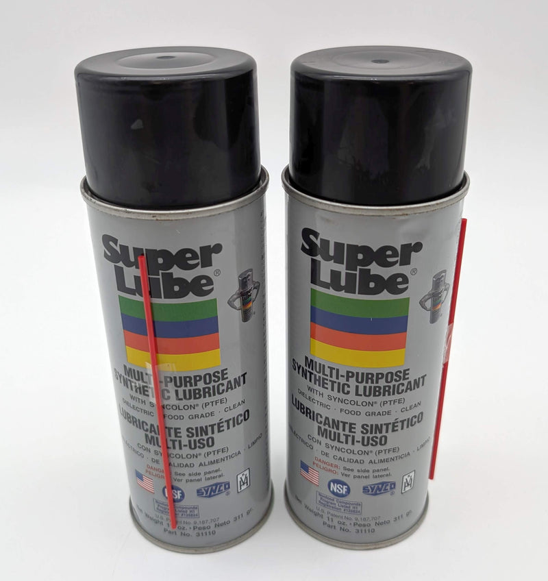 Super Lube Penetrating Lubricant Food Grade 11 Oz Aersol Cans 31110 Pack of 2
