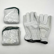 PIP 68-163 Driver Gloves Size Medium Split Cowhide Leather Vending Pks 3 Pairs 1