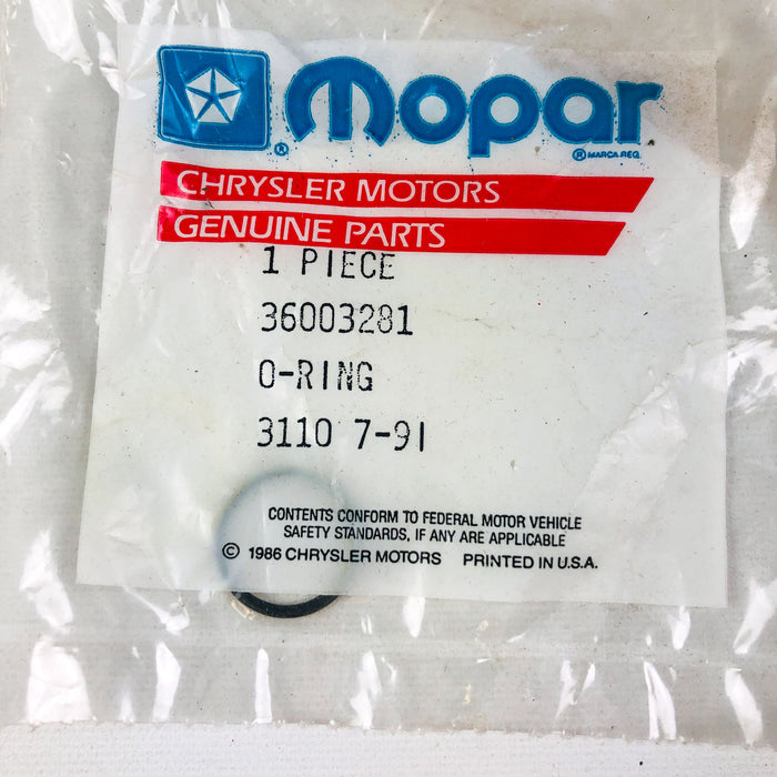 Mopar 36003281 O Ring for AC Suction Line OEM NOS 91 Dodge Durango 1991 Made 3