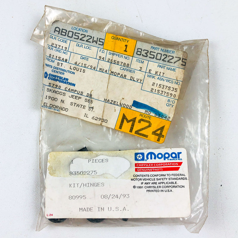 Mopar 83502275 Hinge Kit Right Quarter Window Vent OEM NOS Sealed 1