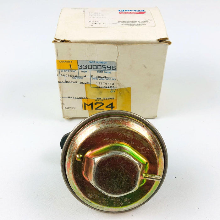 Mopar 33000596 EGR Valve OEM New Old Stock NOS 1