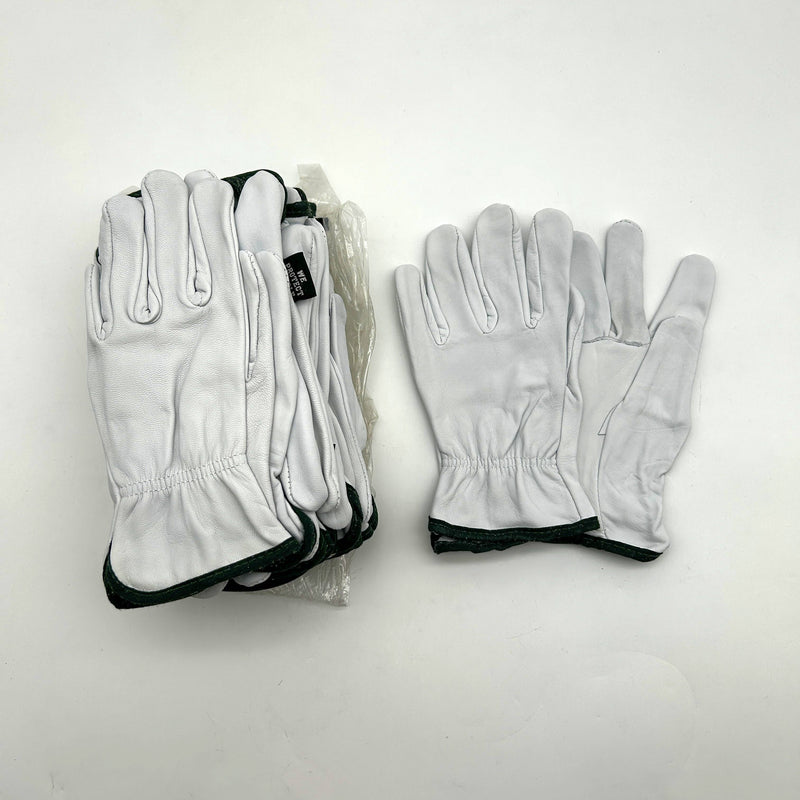 MCR Safety 3601 Leather Drivers Gloves Medium Straight Thumb Goatskin 12 Pairs