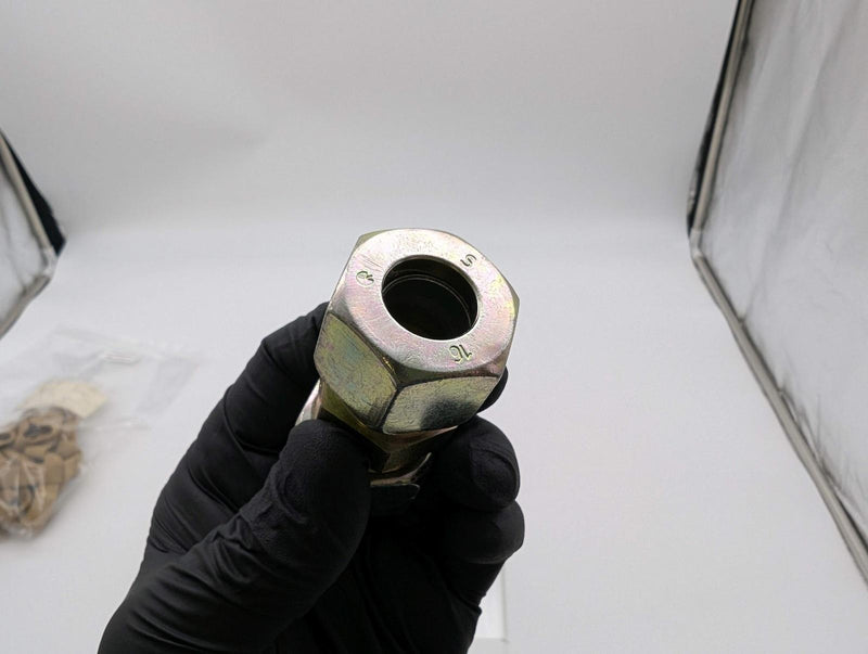 16mm Straight Union Tube Fitting for Size 16 Tubing w/ Tube Nut & Sleeve 2016S 4