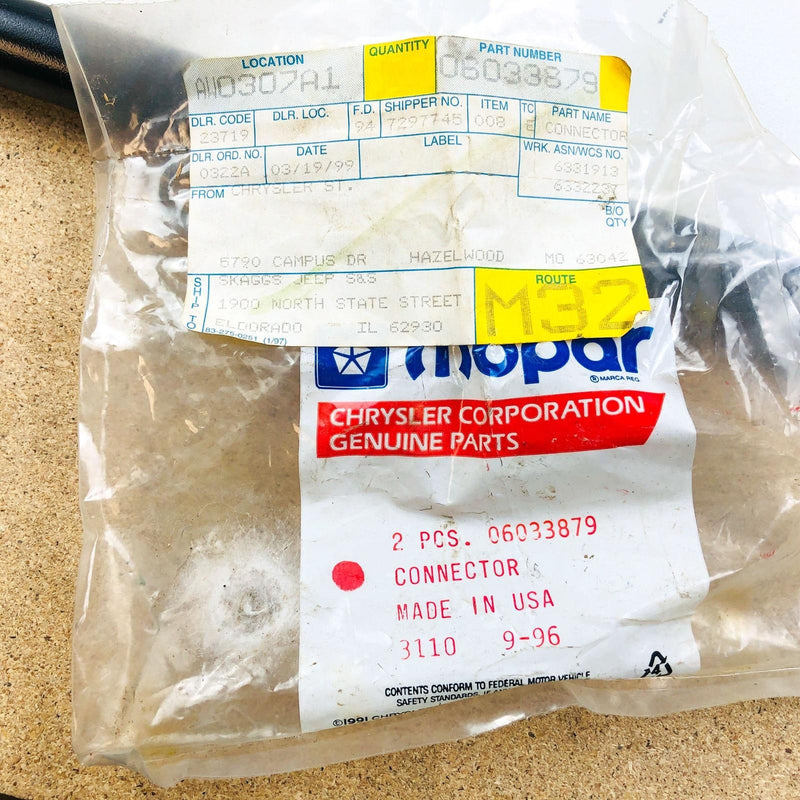 Mopar 6033879 Inverted Flair Nut Connector Genuine OEM New Old Stock NOS 2