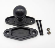 Ram Mounts RAM-D-247U-4 Square Post Clamp Base Size D for Posts Up to 4" Wide 1