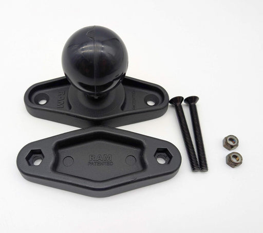 Ram Mounts RAM-D-247U-4 Square Post Clamp Base Size D for Posts Up to 4" Wide 1