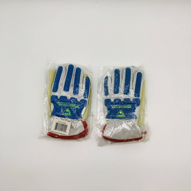 PIP 9120 Leather Driver Glove Small Std Grade Sheep Keystone Boss Impact 2 Pair 8