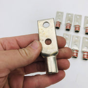 Thomas & Betts 54266 Lug Compression Connector Barrel Shape 2-Hole Orange 9pk 7