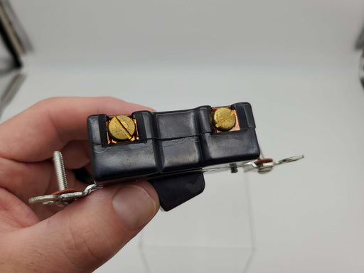 Hubbell 1282 Toggle Switch 20A 120V PresSwitch 2 Pole Brown Industrial Grade 2