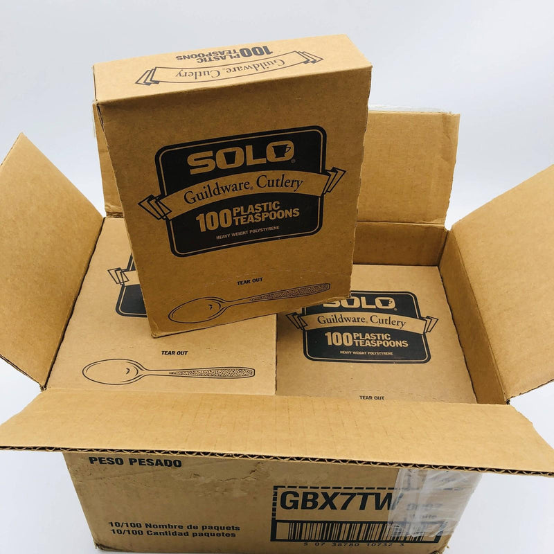Solo Dart GBX7TW-0007 Teaspoon Disposable Spoon Heavy Weight PS Case of 1000 6