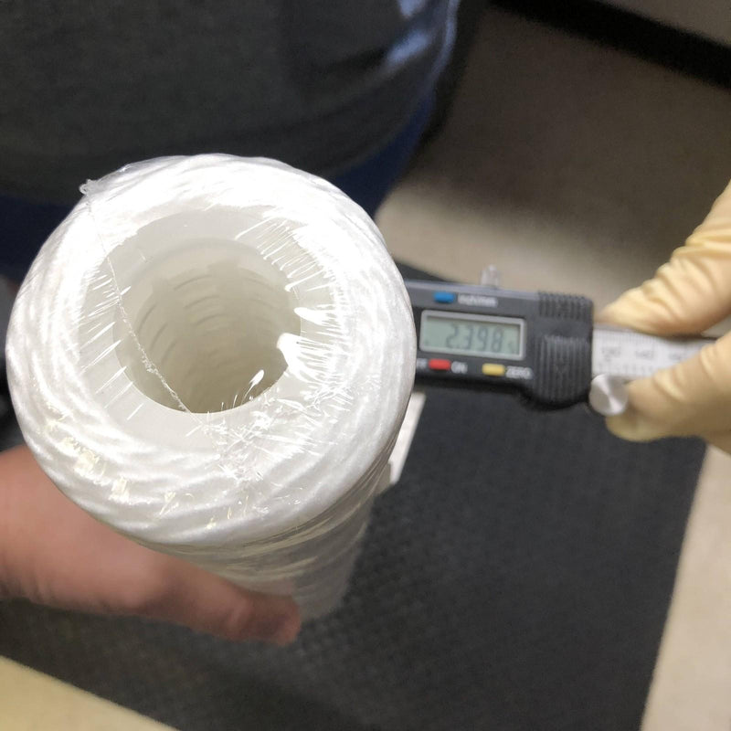 Serfilco 15U30U Filter Cartridge 15 Mi 30" L 2.38" OD Double Open End PP 15pk/Cs 6