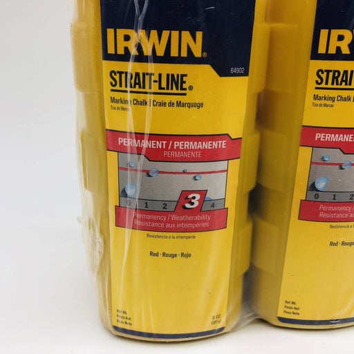 Irwin 64902 Red Marking Chalk Refill 8oz Number 3 Permanency Pack of 6 Bottles 2
