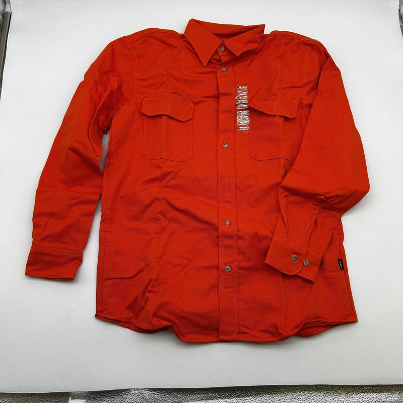 National Safety Apparel Flame Resistant Shirt Medium 9oz Orange SHROU007MDRG 1