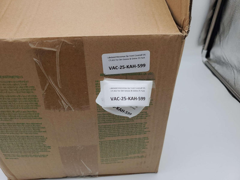 Lakeland Micromax Zip Front Coverall 5XL CTL412 for Dirt Grease & Grime 25 Pack 9