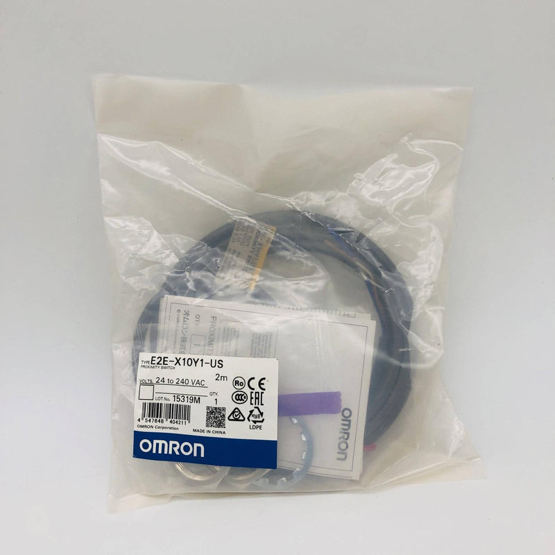 Omron E2E-X10Y1-US Proximity Switch 24 to 240 VAC 10mm M30 Automation Control 6