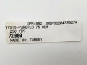 Pureflo 75 HEM Media Filter 72 in Wide 250 Yard Roll Polyester 200 Micron 17515 5