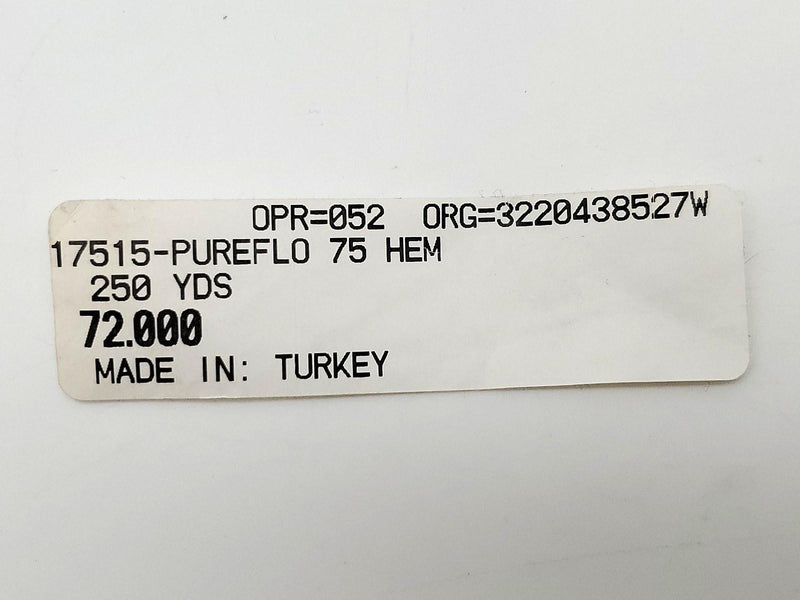 Pureflo 75 HEM Media Filter 72 in Wide 250 Yard Roll Polyester 200 Micron 17515 5