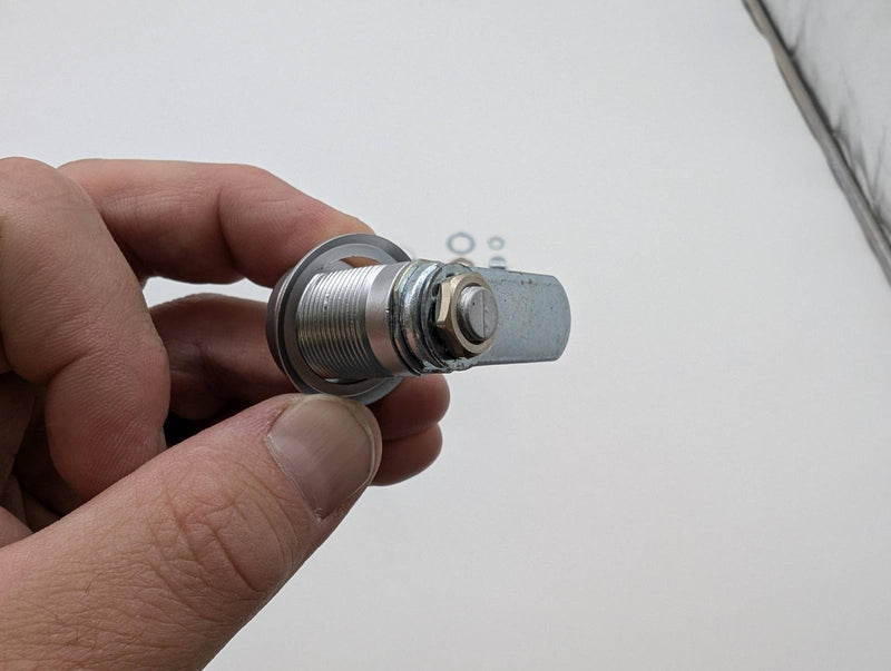 CCL B15752 Cam Lock 7/8" Dia 15/16" Len Satin Chrome CAT74 Keyed Alike