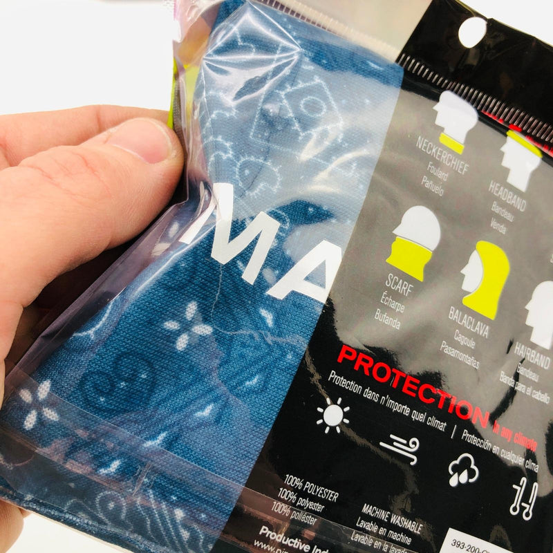 PIP Clima Band 393-200-CWB Headband Multi-Use Seamless Stretch Cowboy Blue 10pk 4