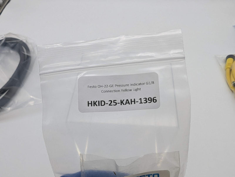 Festo OH-22-GE Pressure Indicator G1/8 Connection Yellow Light 5