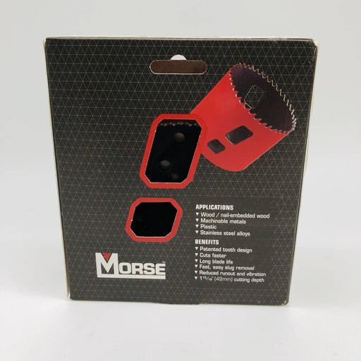 Morse MHS84-177849 Hole Saw 5-1/4" / 133mm Bi Metal 1-15/16" Cutting Depth 2