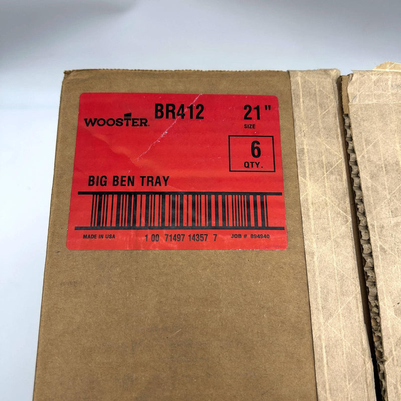 Wooster Brush Company BR412 Big Ben Paint Tray 21" 1 Gallon Capacity Pk of 6 2